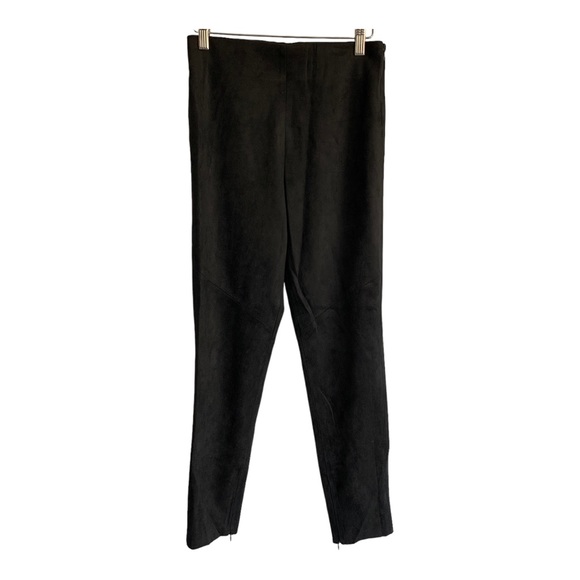 Forever 21 Faux Suede Split Hem Pants Sz M - Picture 3 of 5